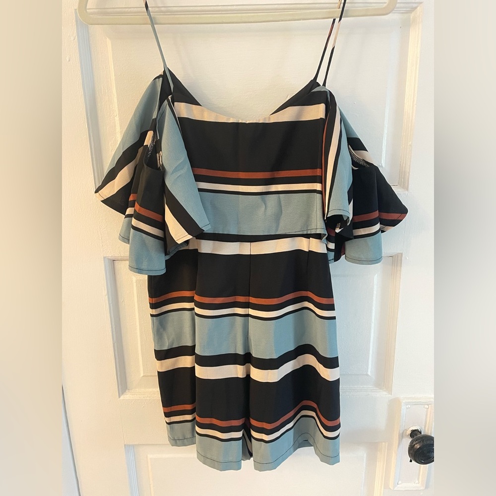 L’atiste by Amy off the shoulder short romper - Medium